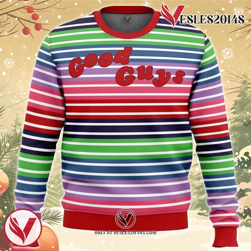 Chuckie Doll Good Guys Ugly Christmas Sweater, Unique Christmas Gift For Fans - Vesles2014S