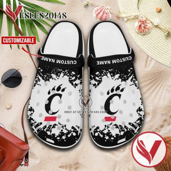 Cincinnati Bearcats Logo Custom Crocs Clogs, Unique Footwear For Fans 1