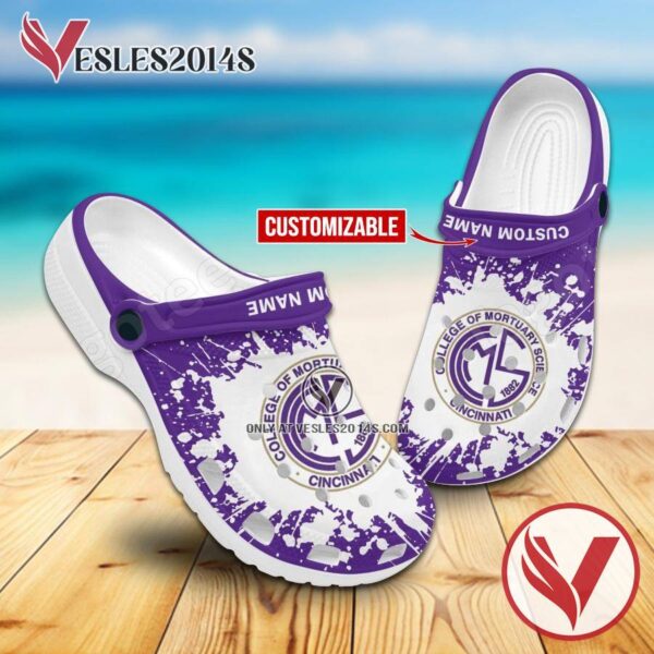 Cincinnati College of Mortuary Science Crocs Classic Clogs, Unique Footwear For Fans 1