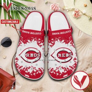 Cincinnati Reds Custom Crocs Clogs, Unique Footwear For Fans 1