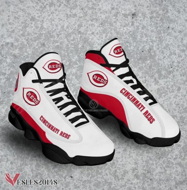 Cincinnati Reds Logo Air Jordan 13 Shoes, Best Sneaker Gifts For Fans - Vesles2014s 1