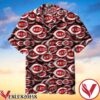 Cincinnati Reds Logo Printed On Top Of Each Other Hawaiian Shirt, Unique Gifts For Friends - Vesles2014S 1