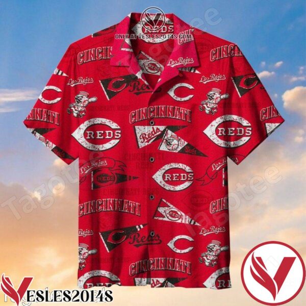 Cincinnati Reds Los Rojos Red Hawaiian Shirt, Unique Gifts For Friends - Vesles2014S 1