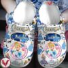 Cinderella Cartoon Movie Crocs Crocband Clogs Shoes Comfortable For Men Women and Kids - Vesles2014S