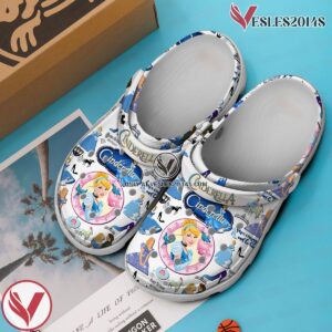 Cinderella Cartoon Movie Crocs Crocband Clogs Shoes Comfortable For Men Women and Kids - Vesles2014S 2