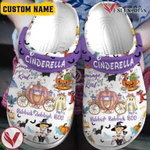 Cinderella Disney Cartoon Crocs Crocband Clogs Shoes Comfortable For Men Women and Kids, Unique Gift From  Vesles2014S