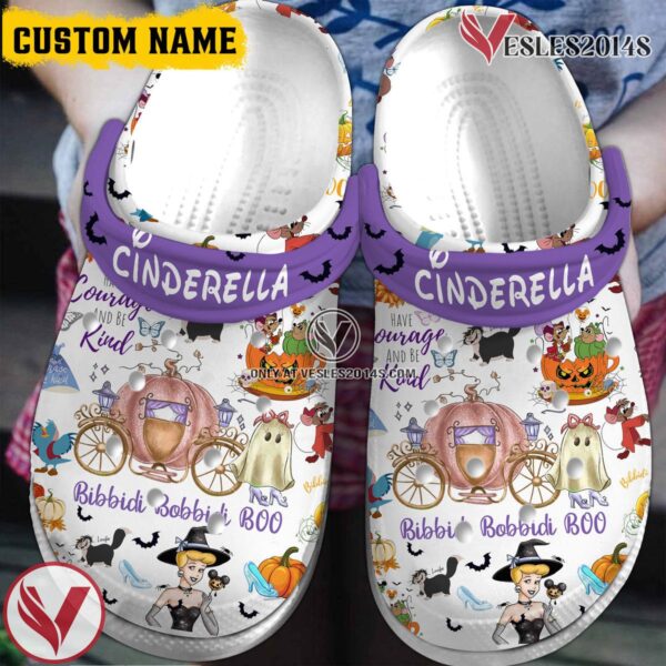 Cinderella Movie Crocs Crocband Clogs Shoes Comfortable For Men Women and Kids - Vesles2014S
