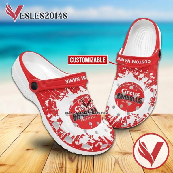 Circus Brussels Basketball Custom Crocs Clogs, Unique Footwear For Fans