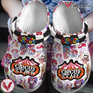 Circus Staff Clowns The Amazing Digital Circus Cartoon Crocs Crocband Clogs Shoes Comfortable For Men Women and Kids, Unique Gift From  Vesles2014S