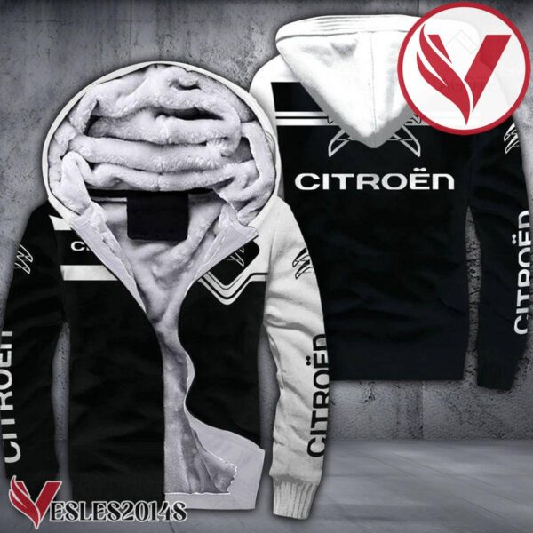 Citroen 3D Fleece Hoodie, Unique Gifts For Car Lovers - Vesles2014S 1