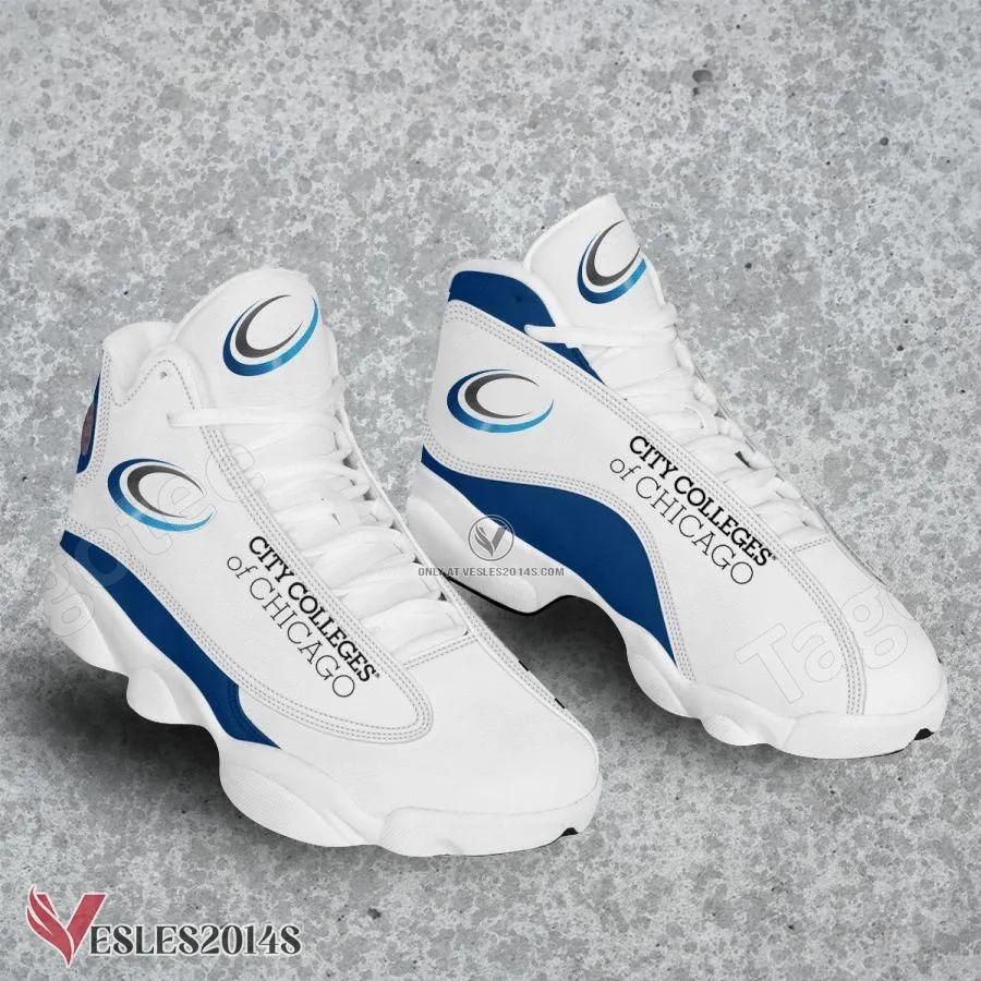 City Colleges of Chicago Air Jordan 13 Shoes, Best Sneaker Gifts For Fans - Vesles2014s 1