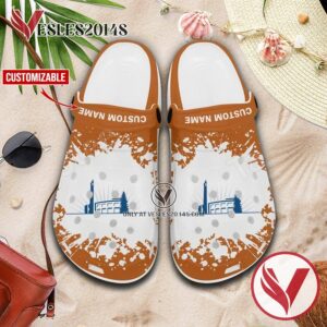 Clark College Clog Unisex Crocs, Unique Footwear For Fans 1