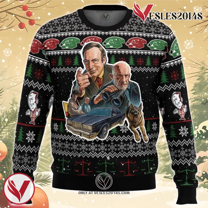 Classic Better Call Saul Ugly Christmas Sweater, Unique Christmas Gift For Fans - Vesles2014S