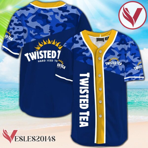 Classic Camouflage Twisted Tea Baseball Jersey, Perfect Gifts For Fans - Vesles2014S
