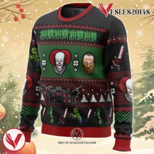 Classic Horror Christmas Ugly Christmas Sweater, Unique Christmas Gift For Fans - Vesles2014S 1