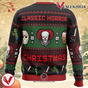 Classic Horror Christmas Ugly Christmas Sweater, Unique Christmas Gift For Fans - Vesles2014S 3