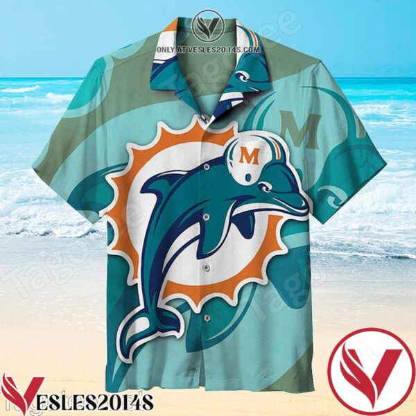 Classic Miami Dolphin 1997 Logo Hawaiian Shirt, Unique Gifts For Friends - Vesles2014S 1