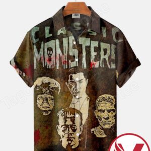 Classic Monster Ive Forever Halloween Hawaiian Shirt, Unique Gifts For Friends - Vesles2014S 1