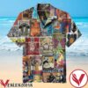 Classic Rock Poster Collage Hawaiian Shirt, Unique Gifts For Friends - Vesles2014S 1