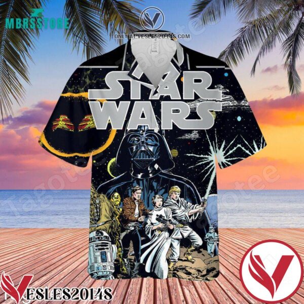 Classic Star Wars Unisex Hawaiian Shirt, Unique Gifts For Friends - Vesles2014S 1