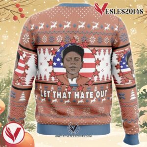 Clayton Bigsby Let That Hate Out Chappelle’s Show Ugly Christmas Sweater, Unique Christmas Gift For Fans - Vesles2014S 1