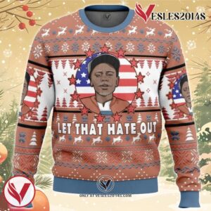 Clayton Bigsby Let That Hate Out Chappelle’s Show Ugly Christmas Sweater, Unique Christmas Gift For Fans - Vesles2014S