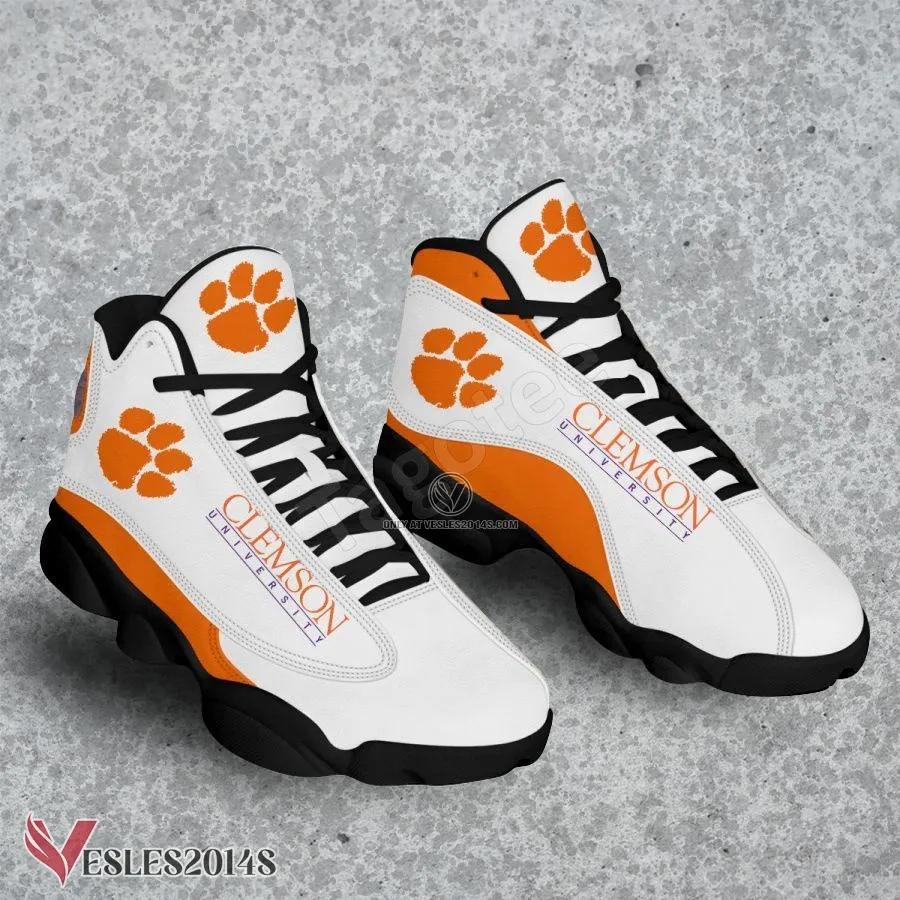 Clemson University Air Jordan 13 Shoes, Best Sneaker Gifts For Fans - Vesles2014s