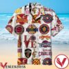 Cleveland Cavaliers Grey Stars White Background Hawaiian Shirt, Unique Gifts For Friends - Vesles2014S 1