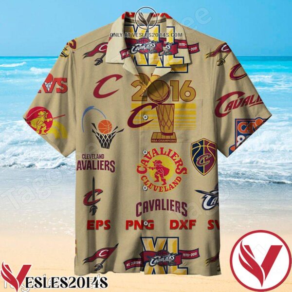 Cleveland Cavaliers Vintage Hawaiian Shirt, Unique Gifts For Friends - Vesles2014S 1