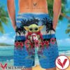 Cleveland Indians & Baby Yoda Hawaiian Shirt And Short, Unique Gifts For Friends - Vesles2014S 1