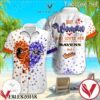 Cleveland Just A Woman Who Loves Her Ravens And Orioles Hawaiian Shirt, Unique Gifts For Friends - Vesles2014S 1