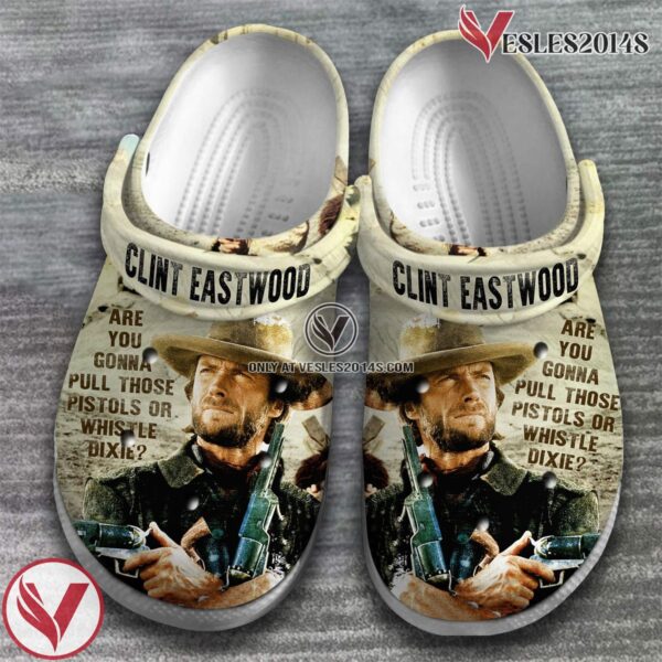 Clint Eastwood Actor Movie Crocs Crocband Clogs Shoes Comfortable For Men Women and Kids - Vesles2014S 2