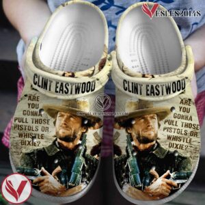 Clint Eastwood Actor Movie Crocs Crocband Clogs Shoes Comfortable For Men Women and Kids - Vesles2014S