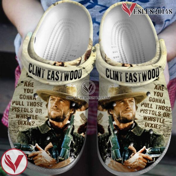 Clint Eastwood Actor Movie Crocs Crocband Clogs Shoes Comfortable For Men Women and Kids - Vesles2014S