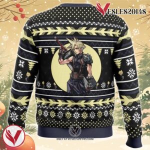Cloud Final Fantasy Ugly Christmas Sweater, Unique Christmas Gift For Fans - Vesles2014S 1