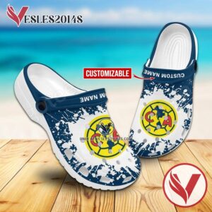 Club América Logo Custom Crocs Clogs, Unique Footwear For Fans