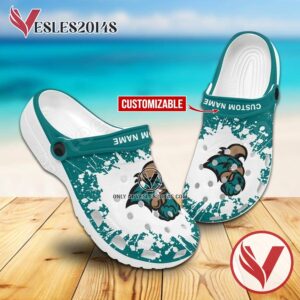 Coastal Carolina Logo Custom Crocs Clogs, Unique Footwear For Fans