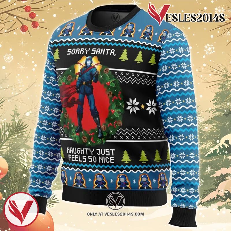 Cobra Commander Christmas Ugly Christmas Sweater, Unique Christmas Gift For Fans - Vesles2014S 1