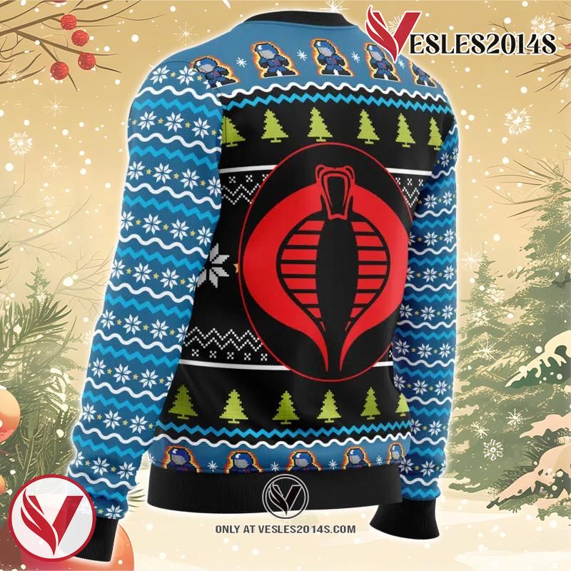 Cobra Commander Christmas Ugly Christmas Sweater, Unique Christmas Gift For Fans - Vesles2014S 2