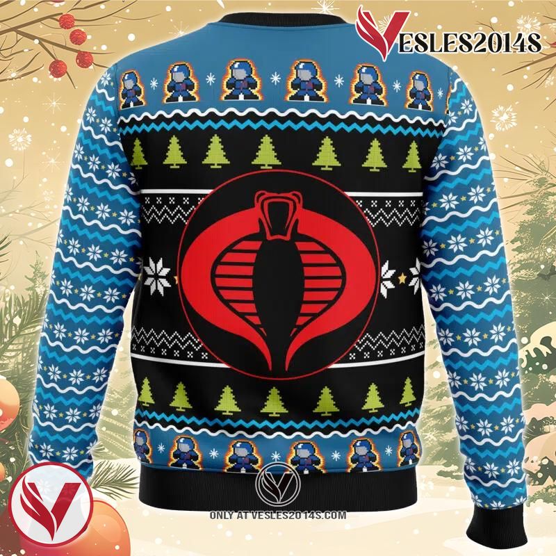 Cobra Commander Christmas Ugly Christmas Sweater, Unique Christmas Gift For Fans - Vesles2014S 3