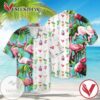 Cocktail Flamingo For Men And Women Graphic Print Short Sleeve Hawaiian Casual Shirt Vesles2014S