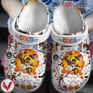 Coco Cartoon Crocs Crocband Clogs Shoes Comfortable For Men Women and Kids Style 2, Unique Gift From  Vesles2014S