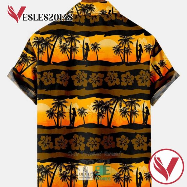 Coconut Tree Print Casual Breathable Hawaiian Shirt, Best Gifts For Summer Vesles2014S 2