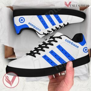 Coinbase Logo Print Stan Smith Shoes For Men And Womens - Vesles2014s 1