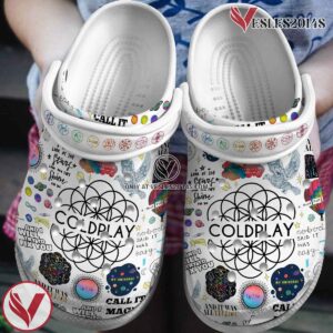 Coldplay Music Crocs Crocband Clogs Shoes, Unique Gifts For Fans Style 4 - Vesles2014S