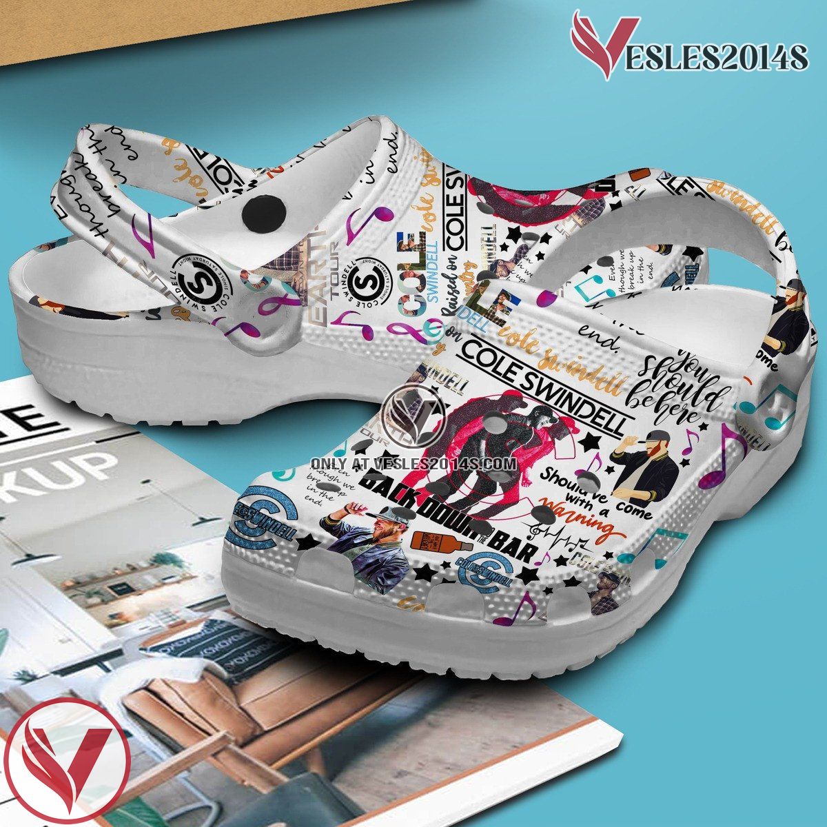 Cole Swindell Music Crocs Crocband Clogs Shoes, Unique Gifts For Fans Style 1 - Vesles2014S 2