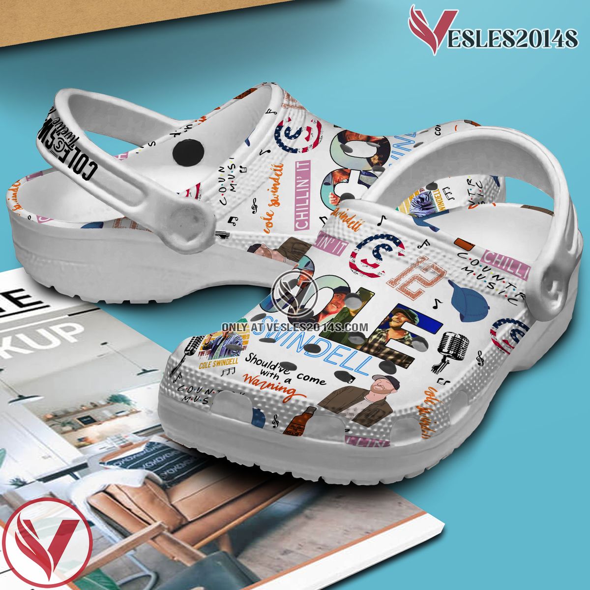 Cole Swindell Music Crocs Crocband Clogs Shoes, Unique Gifts For Fans Style 3 - Vesles2014S 3