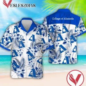 College of Alameda Logo Hawaiian Suit, Unique Outfit For Fans - Vesles2014S 1