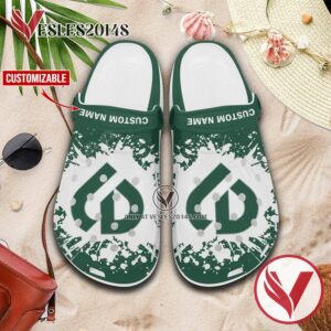 College of DuPage Logo Crocs Clogs, Unique Footwear For Fans 1