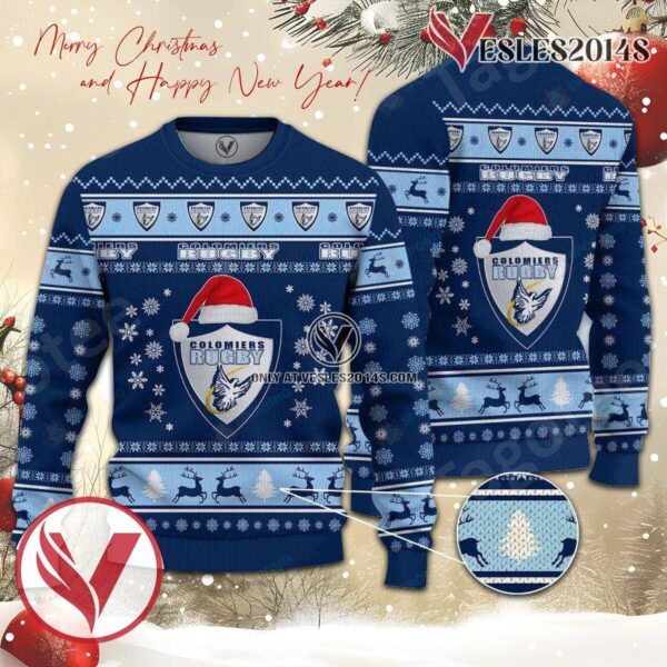 Colomiers rugby Sport Ugly Christmas Sweater, Unique Gifts For Fans - Vesles2014aS 1